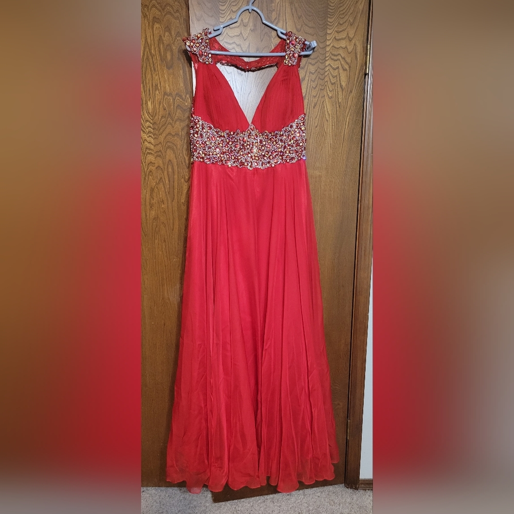 Red Ruby Wedding Gown